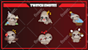 design awesome custom twitch emotes or badges for you