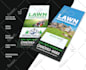 design lawn mowing, plumbing, hvac door hanger within 24 hours