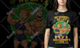 design a gym fitness martial arts sports t shirt for you