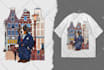 design vintage beach and surf illustration for clothing