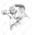 draw cool scribble art from portrait photo