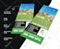 design lawn mowing, plumbing, hvac door hanger within 24 hours