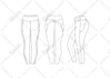 create technical fashion illustration, flat drawing, pattern design