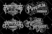 make elegant logo tattoo or vintage lettering custom brand