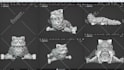 sculpt 3d bjd 3d toy design articulated model 3d doll for 3d printing