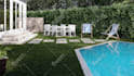 design landscape, garden, backyard, patio, 3d renderings