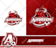 design sports logo for baseball basketball football hockey and other