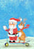 draw you gift card and greeting card with cute character