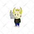 design nft layered character design with unlimited variations