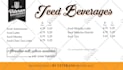 design food flyer, restaurant menu, bar, cafe menu board, price list
