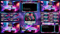 design animated stream overlay, kick, twitch overlay, twitch logo, banner emotes