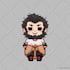 draw and rig a chibi vtuber model in pixel art style