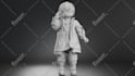 create cute characters, mascot, animal, 3d print, cartoon character in blender