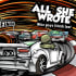 make cartoon illustration for album cover pop punk, hiphop