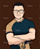 create cartoon characters design for profile pic and meme