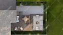 do backyard landscape design, garden, pool, patio, fireplace