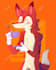 draw your oc furry with brilliant colors in my style