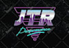 create miami vice 80s retro synthwave neon logo designs