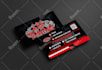 design trucking transport logistics and towing truck business card