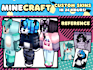 create a custom minecraft skin for you from scratch in 24hrs