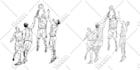 create stunning pen and ink illustration for you