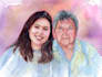 draw outstanding watercolor portrait