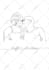 draw illustrations in one line art, minimalist line art style