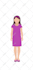 illustrate flat vector fashion or cartoon characters