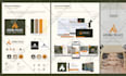 create business logo design, branding kit and brand identity