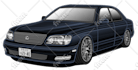 make high quality vector car illustration