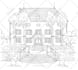 draw custom wedding venue illustration in pen ink style