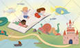 draw magic children book illustrations for you