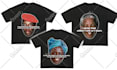 design a unique vintage style bootleg rap tee for you