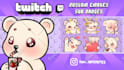 create custom chibi anime twitch emotes or sub badges