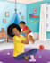 create a cute children book illustration and cover