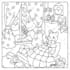create cozy, bold, and easy coloring book illustrations for children