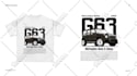 design car illustration t shirt and automotive apparel