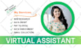 be your virtual assistant for data entry, data mining, copy paste, web research