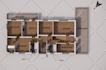do 3d floorplan, home office, gaming room interior design