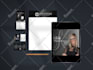 design modern business card for real estate business