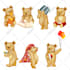 draw colorful children story book illustration and cover