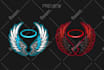 design custom twitch emotes or badges