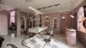 design a 3d interior decor for beauty salon, barber shop, clinic, spa, store
