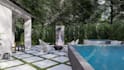 design landscape, garden, backyard, patio, 3d renderings