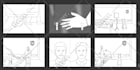 draw 5 panels for your storyboard, project, animation