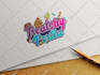 design ice cream, chocolate, sweets, treat, candy logo