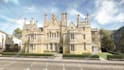 do photoshop post production of architecture 3d render
