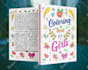 do coloring book cover and pages, activity book for kids, cover, children