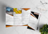 do creative business bi fold and tri fold brochure design