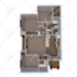 do 3d floorplan, home office, gaming room interior design